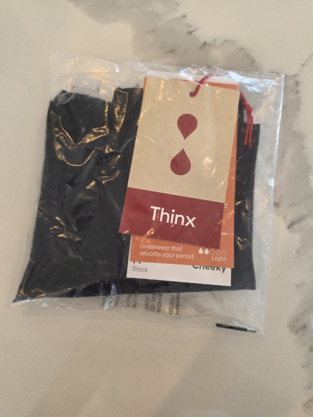Thinx Black Period Underwear - Light Absorbency